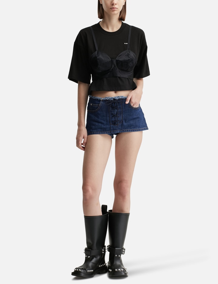 Denim Mini Skort Placeholder Image