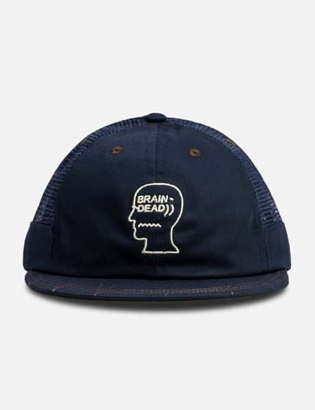 Brain Dead Logohead Long Brim Mesh Panel Hat