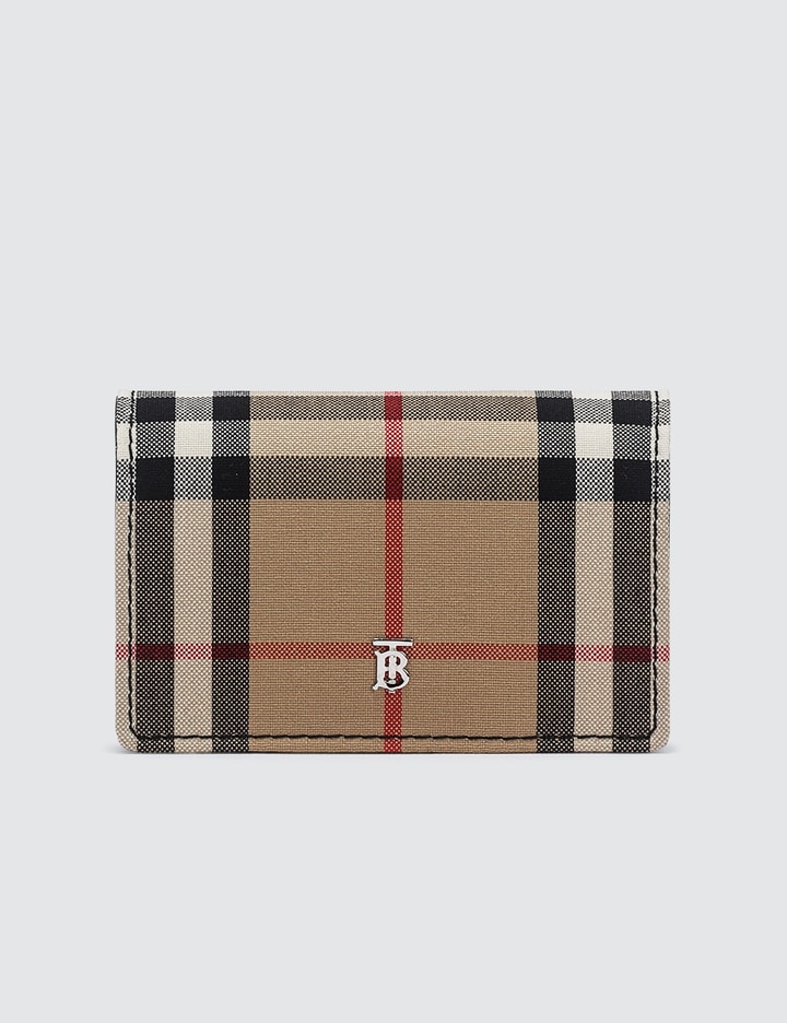 Vintage Check Card Case with Detachable Strap Placeholder Image