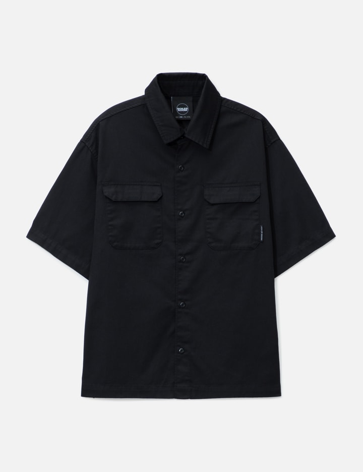 Boiler Room Core Oversize Short Sleeve Button-up Shirt