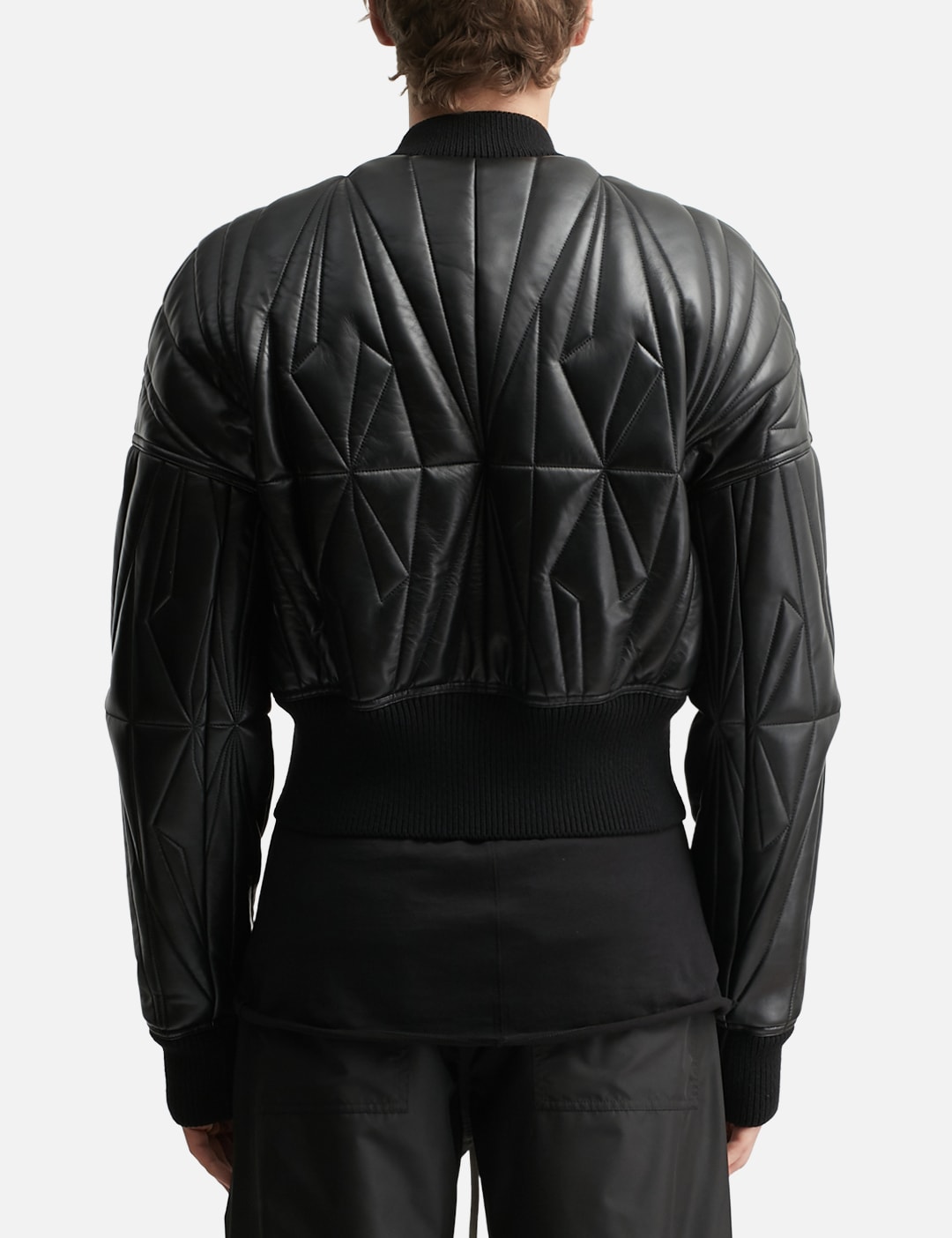 Moncler + Rick Owens Geocamo Nappa Leather Bomber Jacket view 19