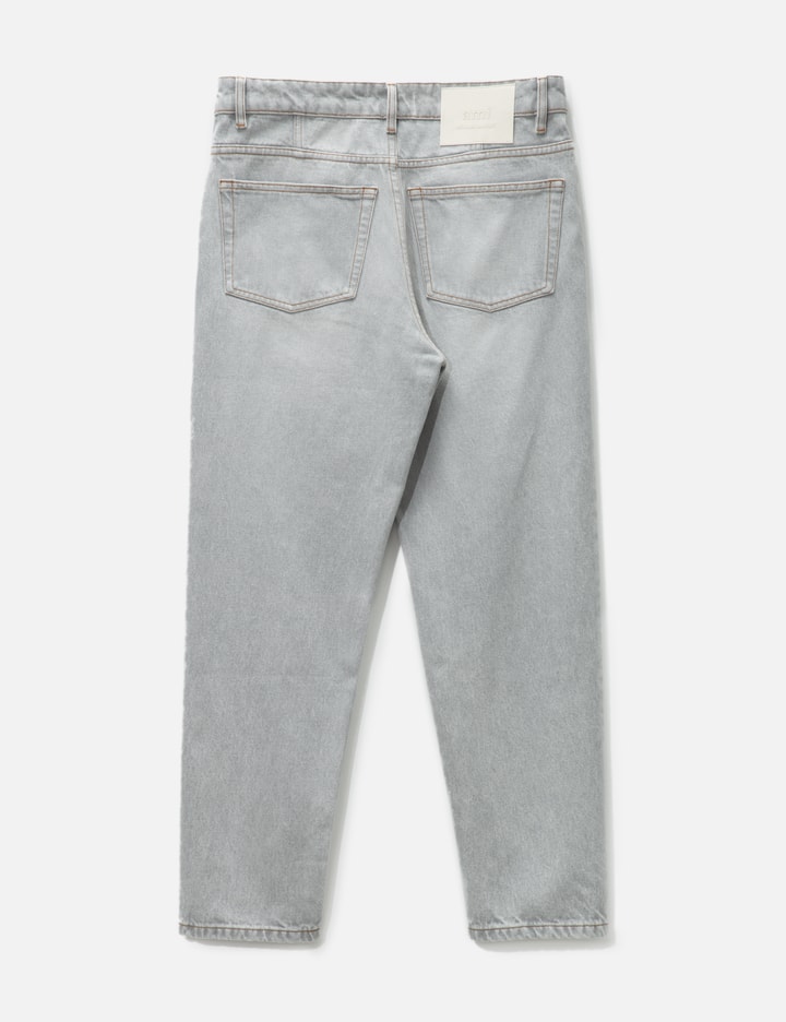 Shop Ami Alexandre Mattiussi Tapered Fit Jeans In Grey