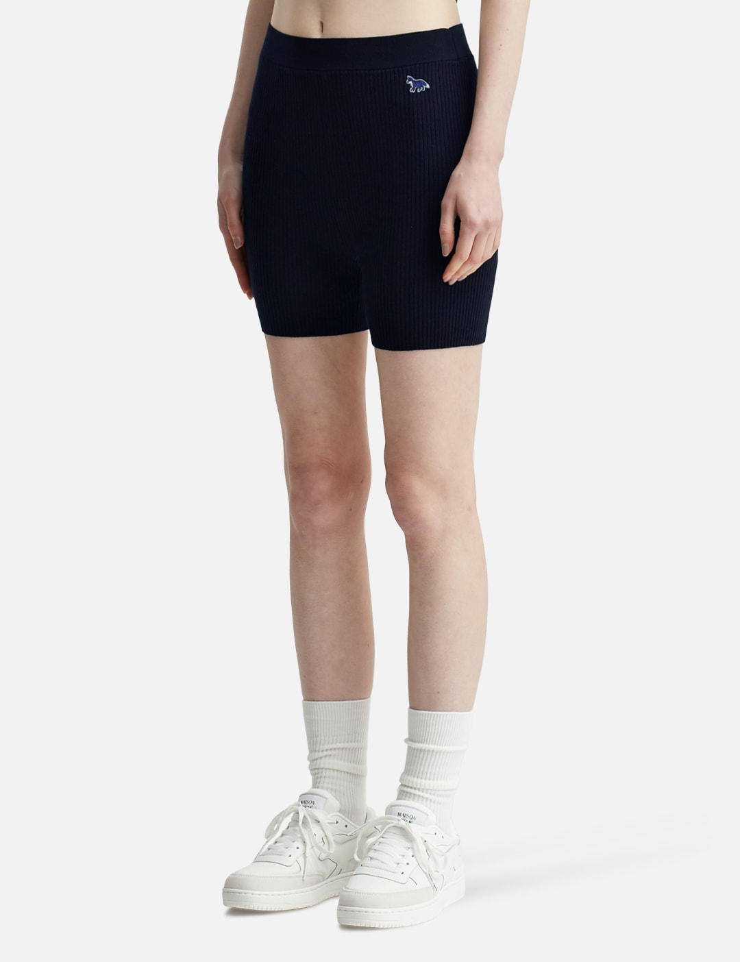 Baby Fox Patch Fine Ribbed Shorts view 14