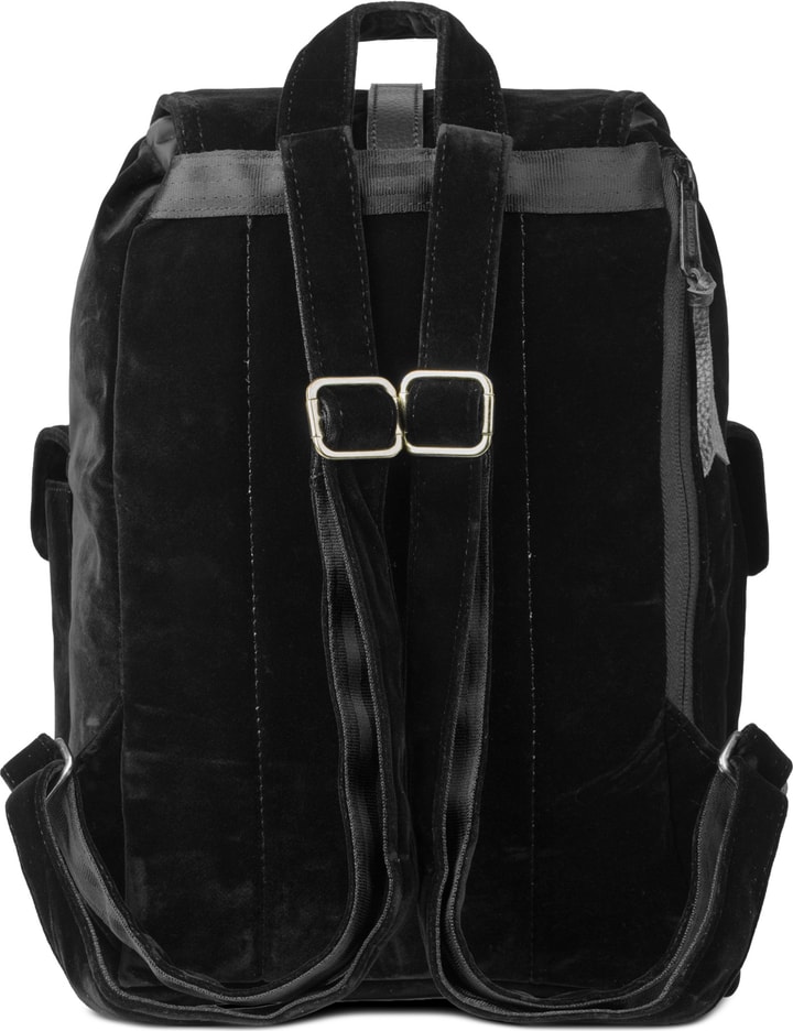 Black Velvet/Black Leather Dawson Backpack Placeholder Image