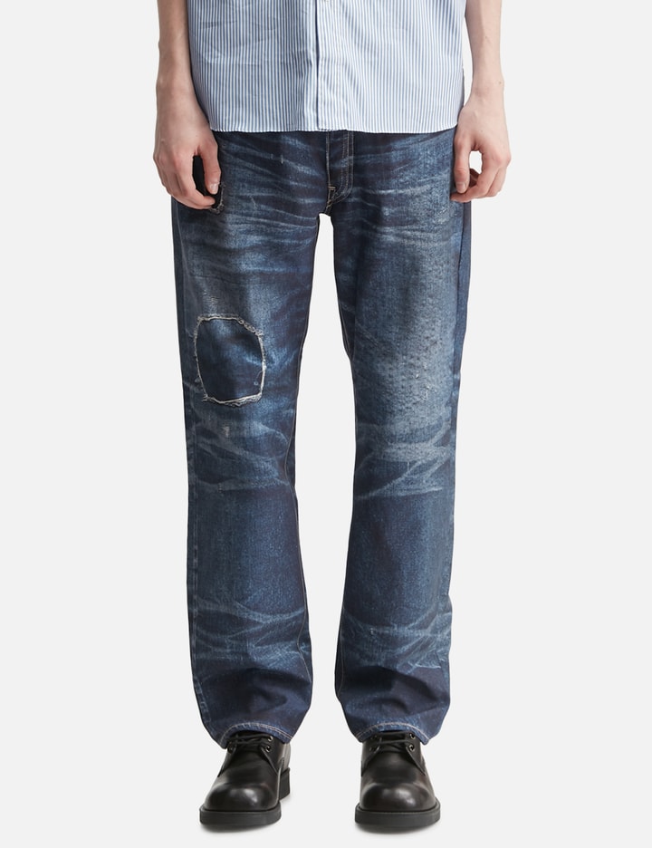 Junya Watanabe Man Junya Watanabe MAN X New Manual Cotton Nylon Twill Transfer Printed Pants