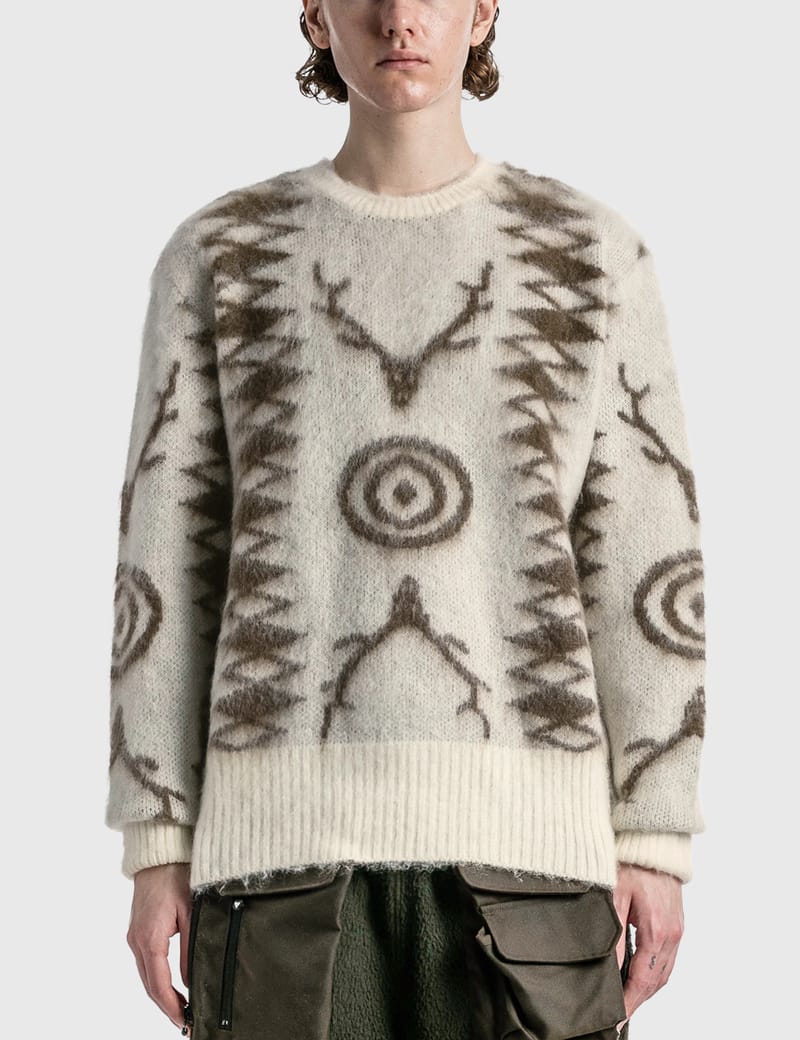 SOUTH2 WEST8 LOOSE FIT SWEATER モヘアニット｜メンズ