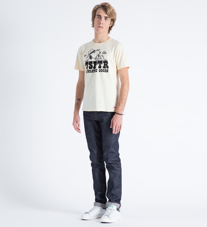 Antique White Lazy Dog S/S T-Shirt Placeholder Image