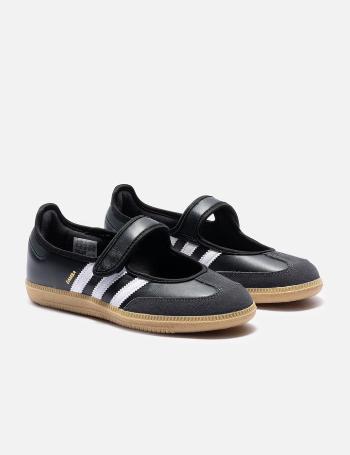 Adidas Originals Samba Jane Strap Slip-on Sneakers In Black