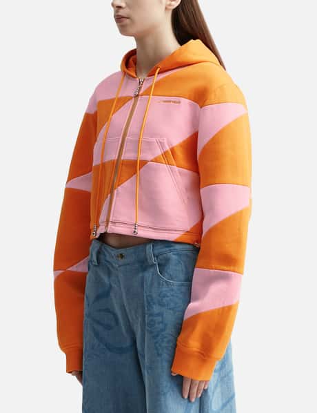 PXL CHECKER PIECING CROP JACKET view 7