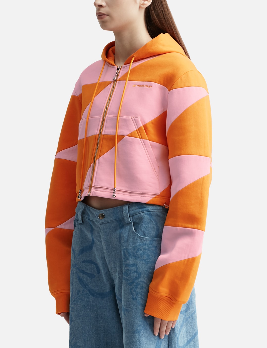 PXL CHECKER PIECING CROP JACKET view 8