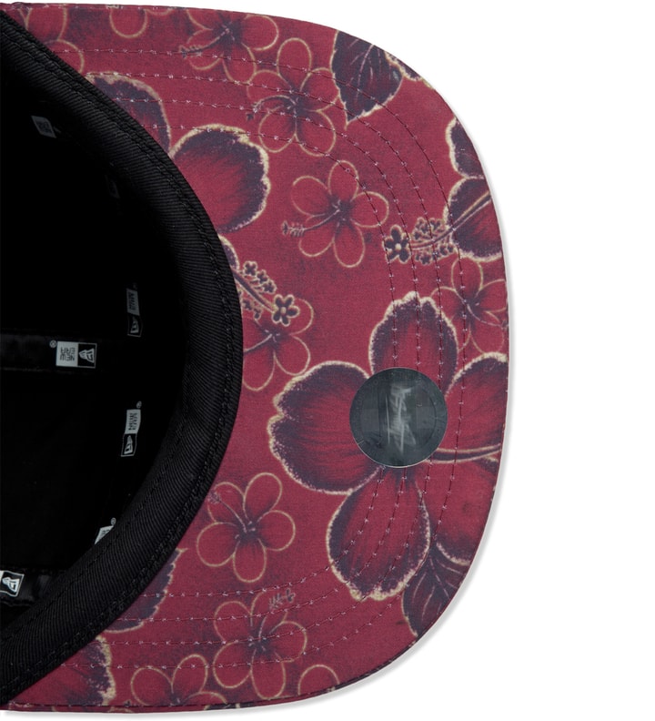 Burgundy Gold Flake New Era Camp Cap Placeholder Image