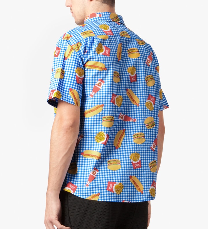 Blue Musty Burger S/S Woven Shirt Placeholder Image