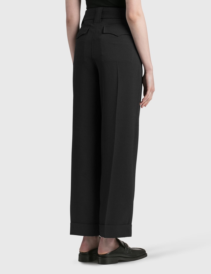 Heavy Crepe High-rise Straight Pants Placeholder Image