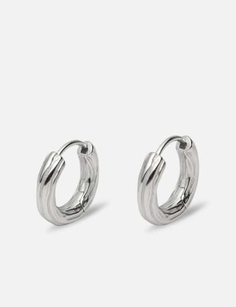 MIDNIGHT FACTORY Woody Hoop Earrings