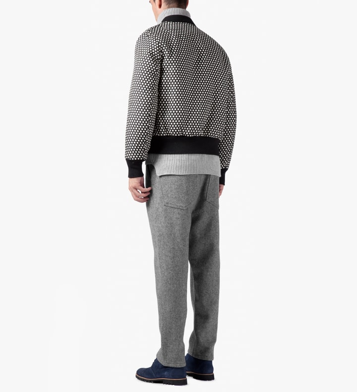 Black/White Polka Dot Bomber Jacket Placeholder Image