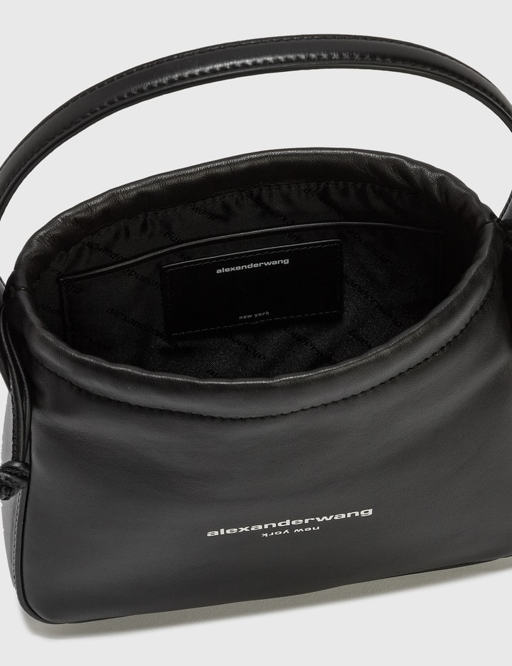 Ryan Shoulder Bag - Black Satin/palmelato Leather Placeholder Image