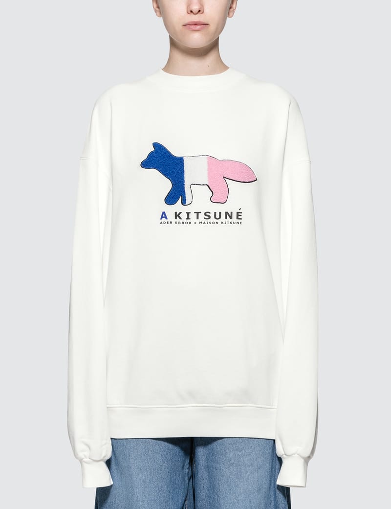【今日だけ値下げ】ADER ERROR MAISON KITSUNÉ トレーナー ADER x MAISON KITSUNE トレーナー スウェットA2 ADER ERROR×MAISON