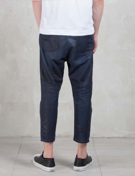 DIESEL BLACK GOLD - Type-266 Stretch Indigo Fleece 5 Pockets Jeans 
