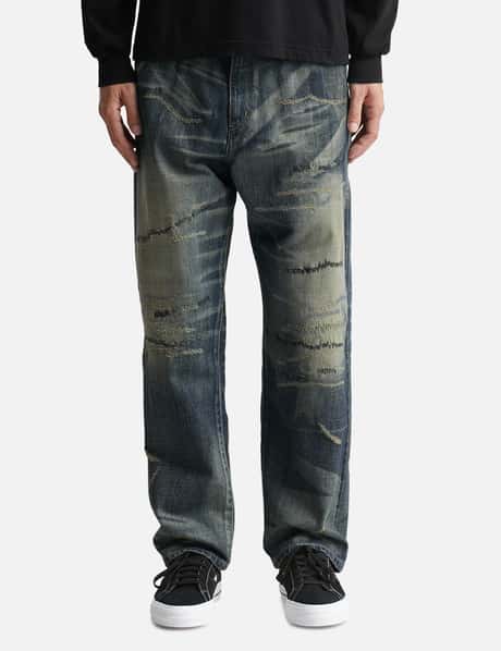 NEIGHBORHOOD - SAVAGE DENIM DP BASIC PANTS | HBX - Globally  