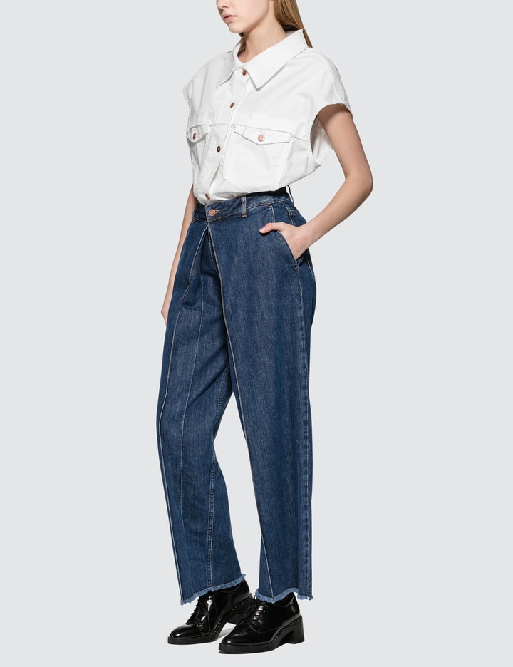 Sleeveless Denim Jacket Placeholder Image