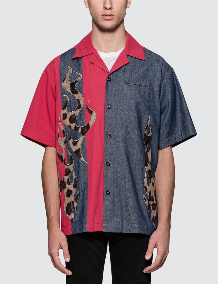Official Pleasures Clothing Store Shop Fireball Button Down
