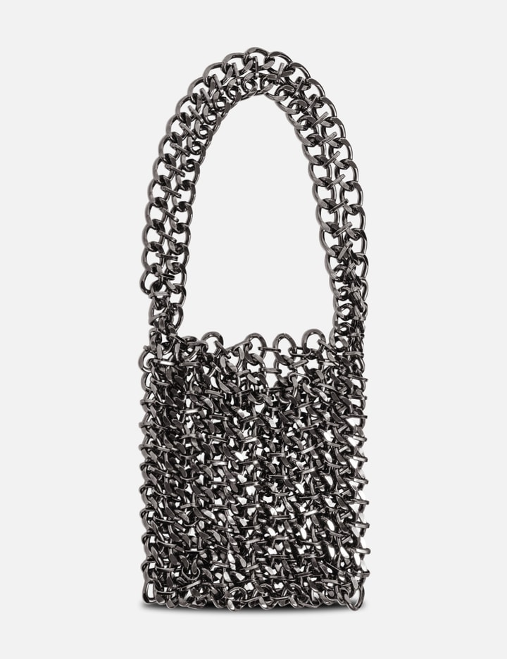 CHAINMAIL SHOULDER BAG - GUNMETAL Placeholder Image