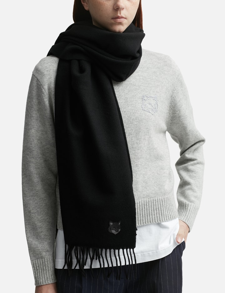 MAISON KITSUNÉ BOLD FOX HEAD SCARF