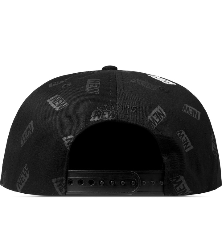 Black NEW Print Snapback Cap Placeholder Image