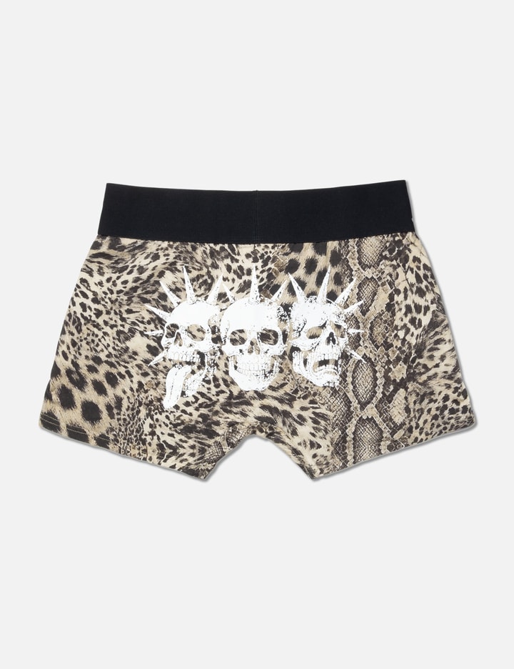 Thought We Friends "Zane" Boxer Briefs In Brown Leopard
