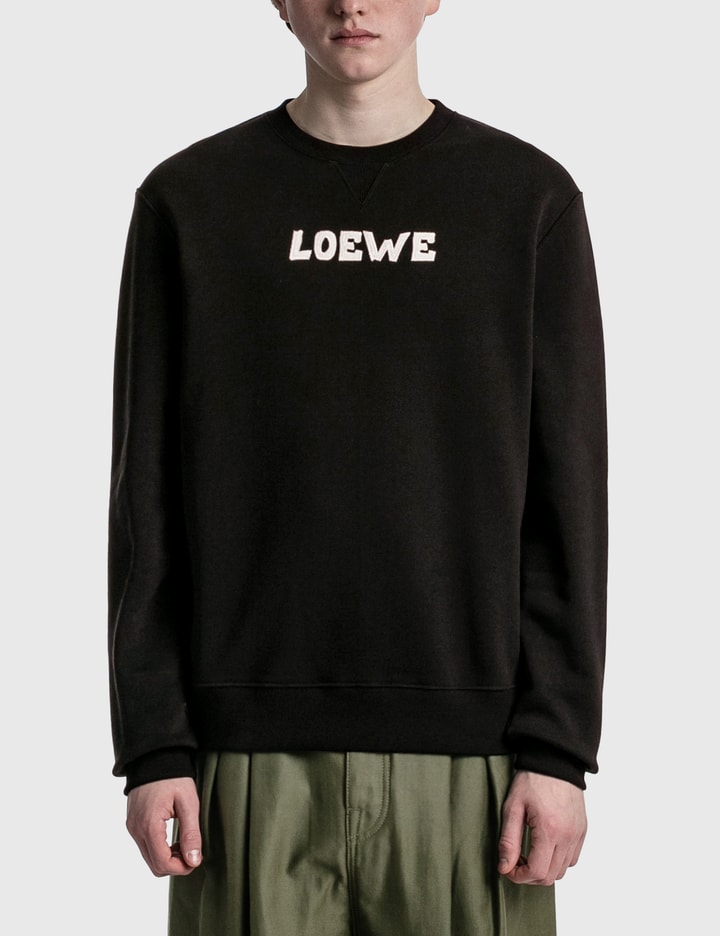 Loewe 자수 스웨트셔츠 Placeholder Image