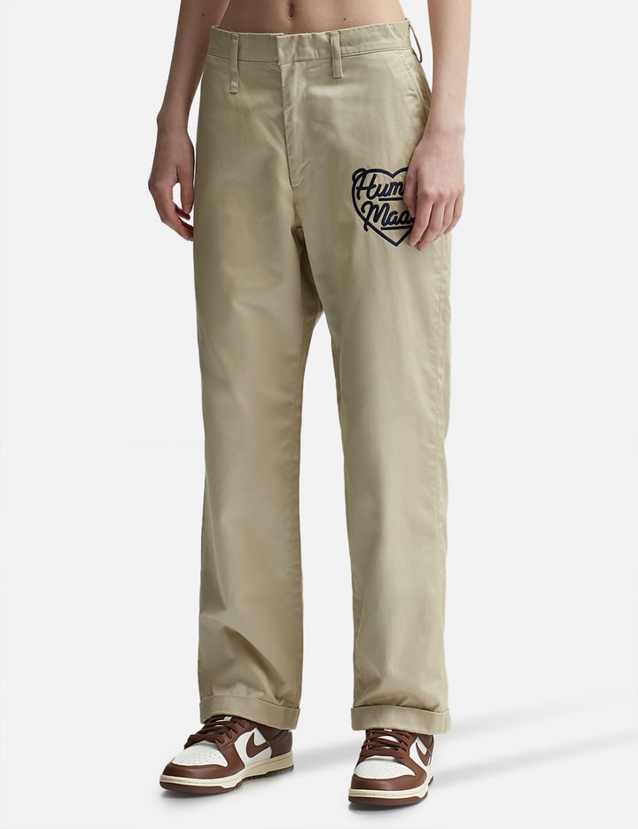 Shop Human Made Chino Pants In Beige