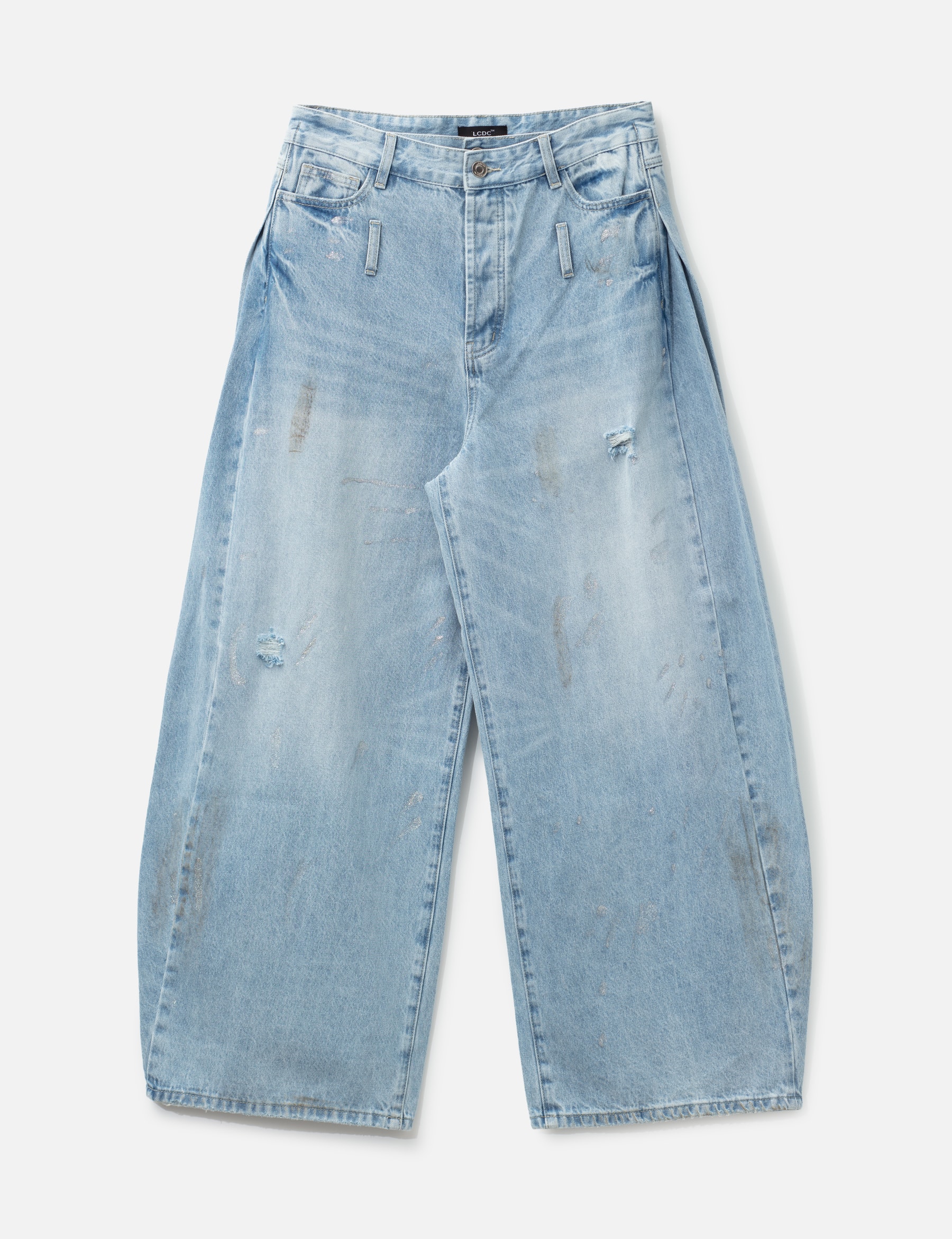 Layered Sparkle Denim Pants view 16