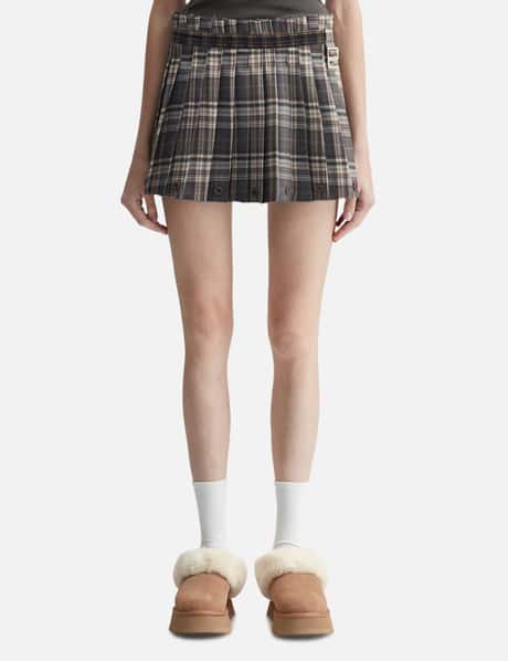 Glowny Haze Twotone Pleated Skirt