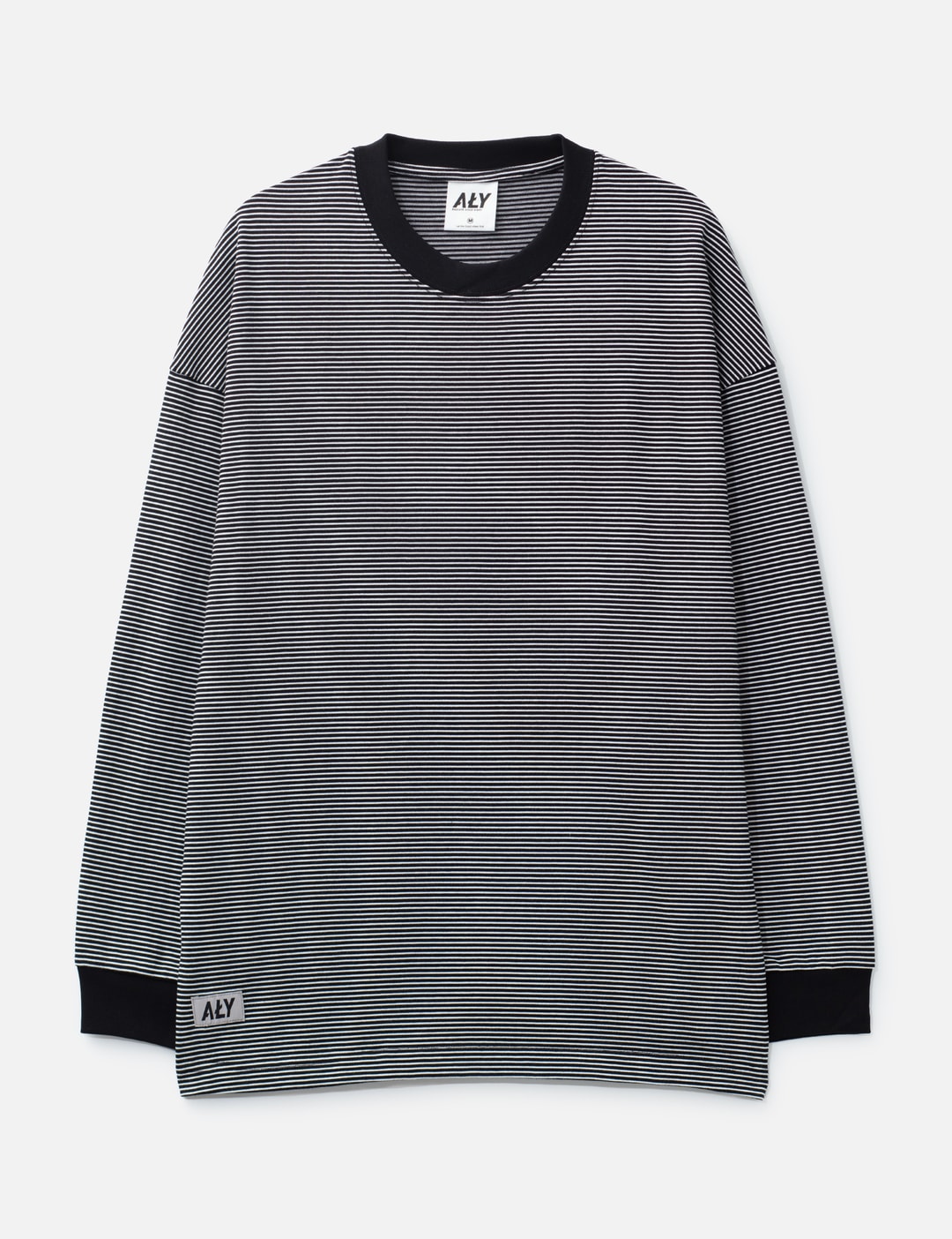 "Relax Stripe Tab" Longsleeve T-Shirt view 7