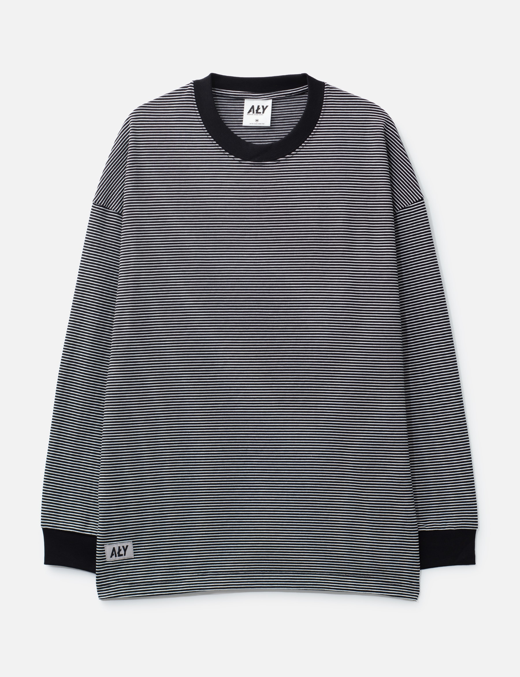 "Relax Stripe Tab" Longsleeve T-Shirt view 16