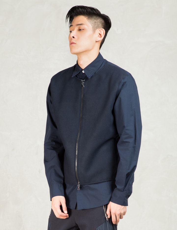 Navy Illusion Layered Over Shirt Placeholder Image