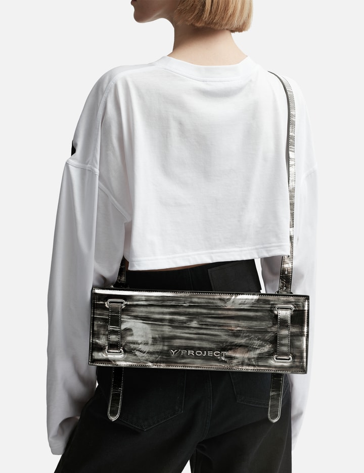 Shop Y/project Accordion Bag In Silver
