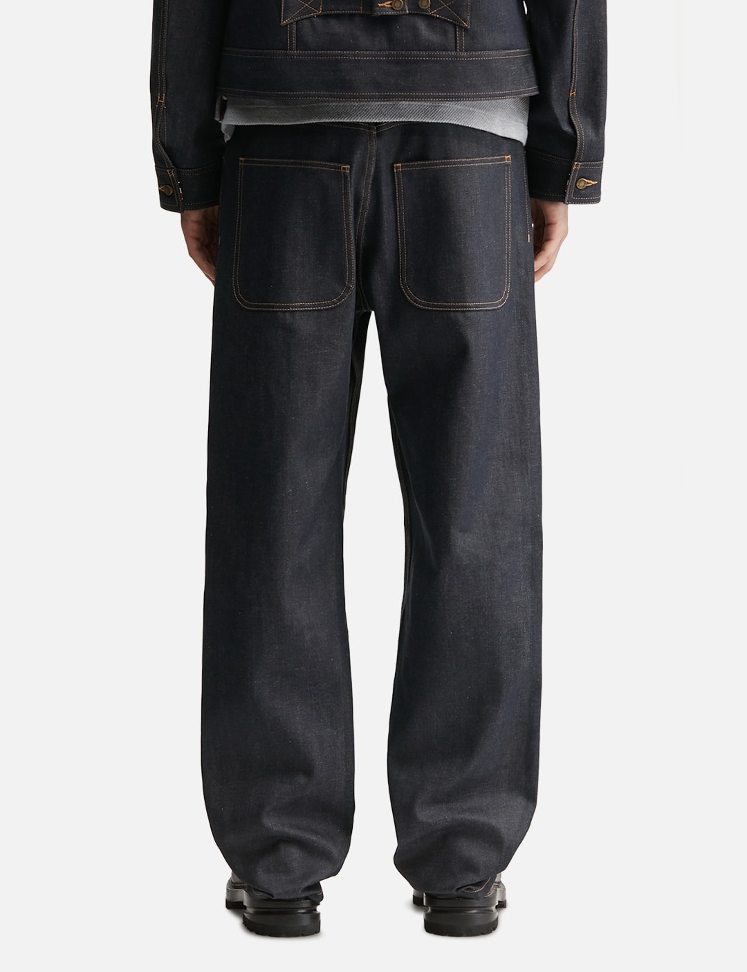 Selvedge Denim Backstrap Trouser view 13