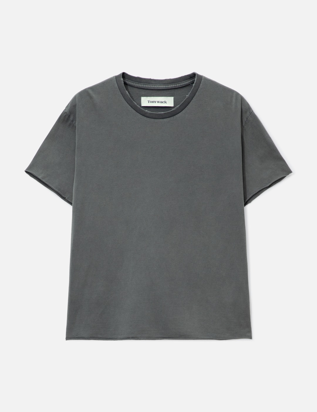 Garment Dyed Raw Edge T-Shirt view 7