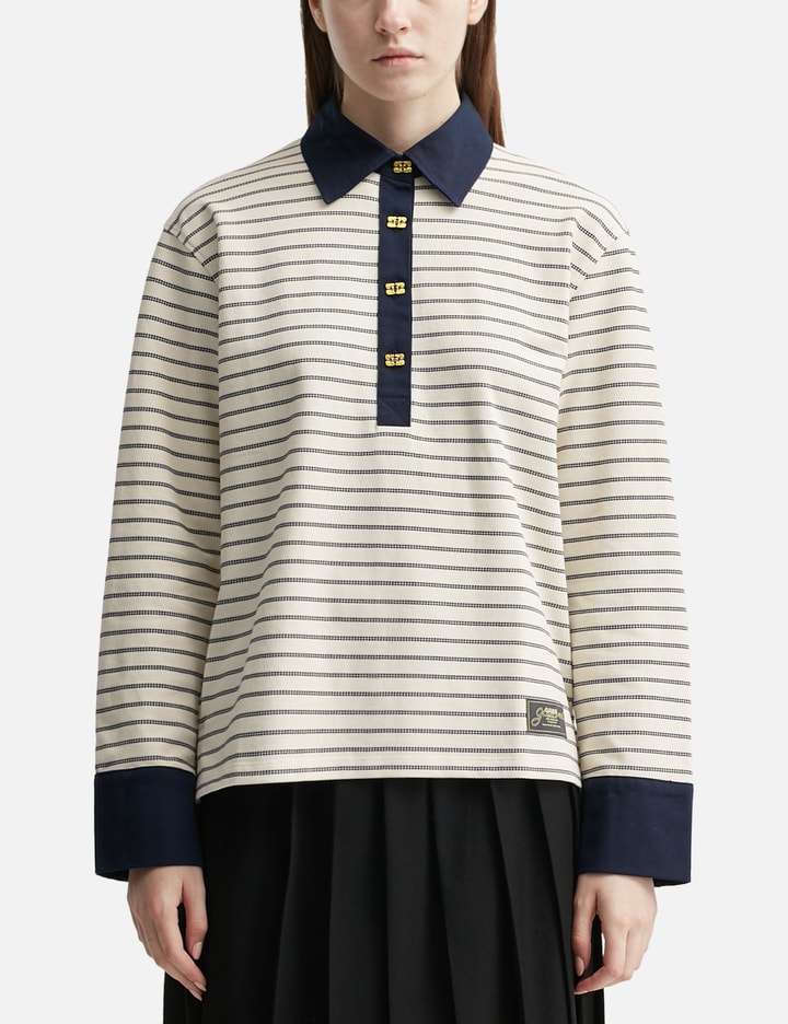 Striped Cotton Polo Placeholder Image