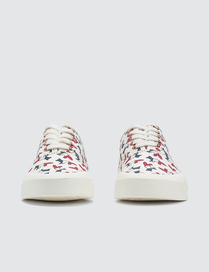 All-over Tricolor Fox Canvas Sneakers Placeholder Image