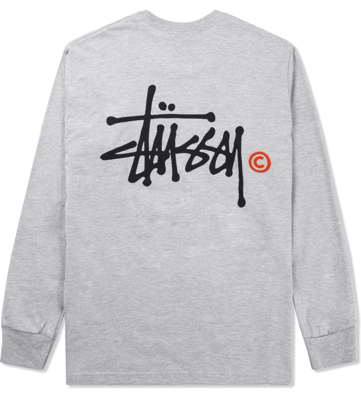 Heather Grey Basic Logo L/S T-Shirt Placeholder Image