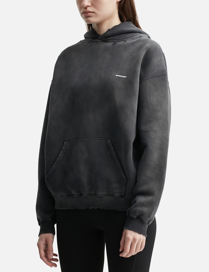 "Logo" Washed Hoodie