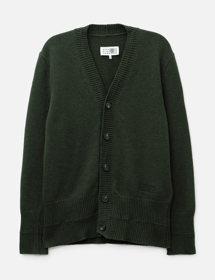 MM6 Maison Margiela Wool V-Neck Cardigan