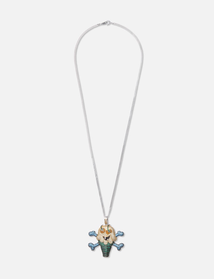 Shop Billionaire Boys Club X Ghost Cone Necklace In Multicolor