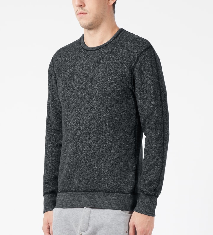 Black/Natural RC-3207-16 Tiger Fleece L/S Crewneck Sweater Placeholder Image