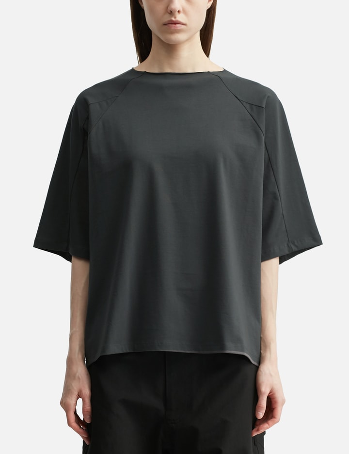 Seventh Box Cut Tee In Black