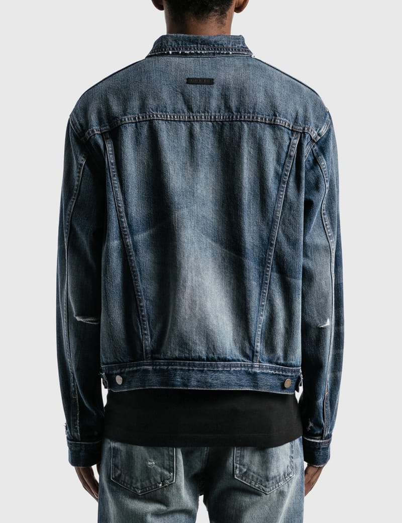Fear of God - Denim Trucker Jacket | HBX - Globally Curated Fashion and  Lifestyle by Hypebeast