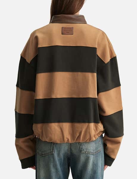 Striped Polo Sweater view 12