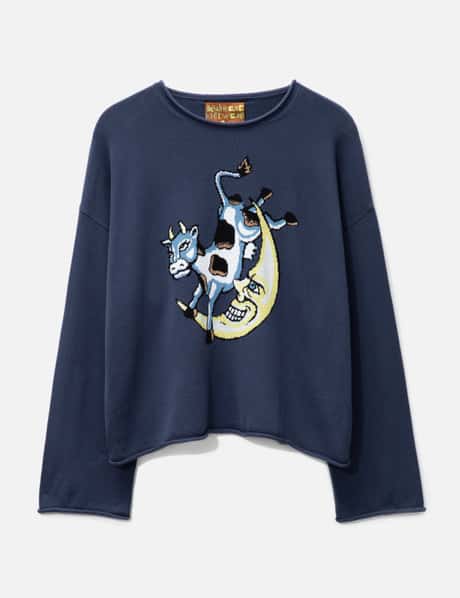 Brain Dead DIDDLE CROPPED SWEATER